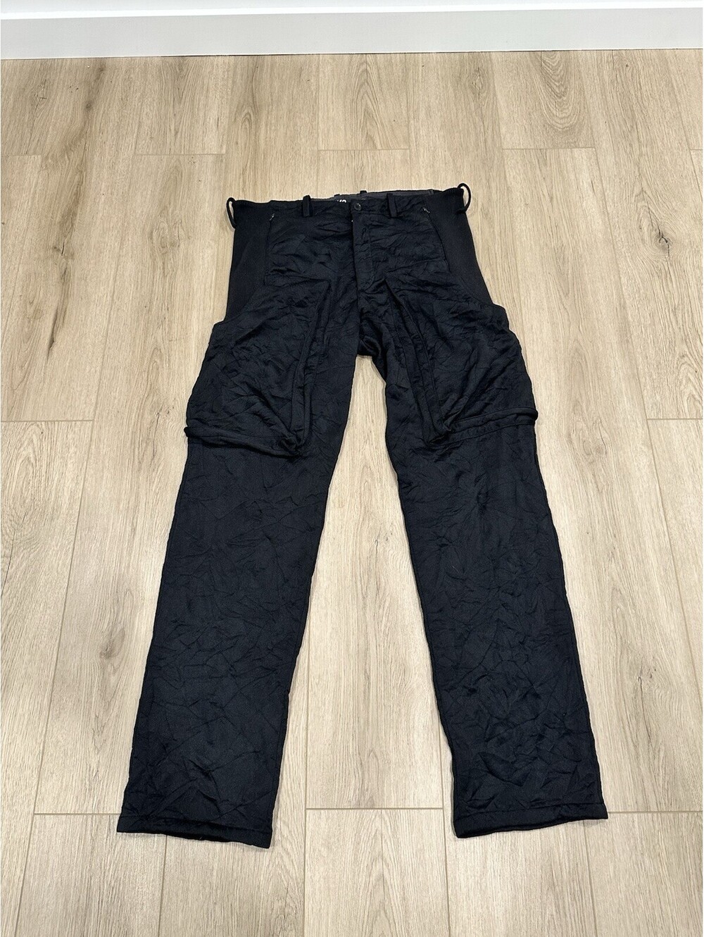 Y-3 Adidas Yohji Yamamoto Pocket Pants Men's Large Black Trousers